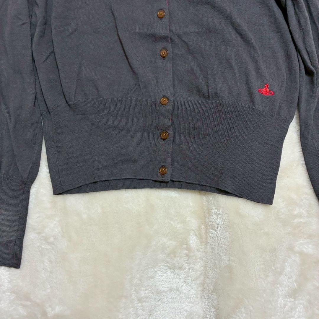 ヴィヴィアンウエストウッド レッドレーベル　オーブ刺繍　カーディガン　サイズ3