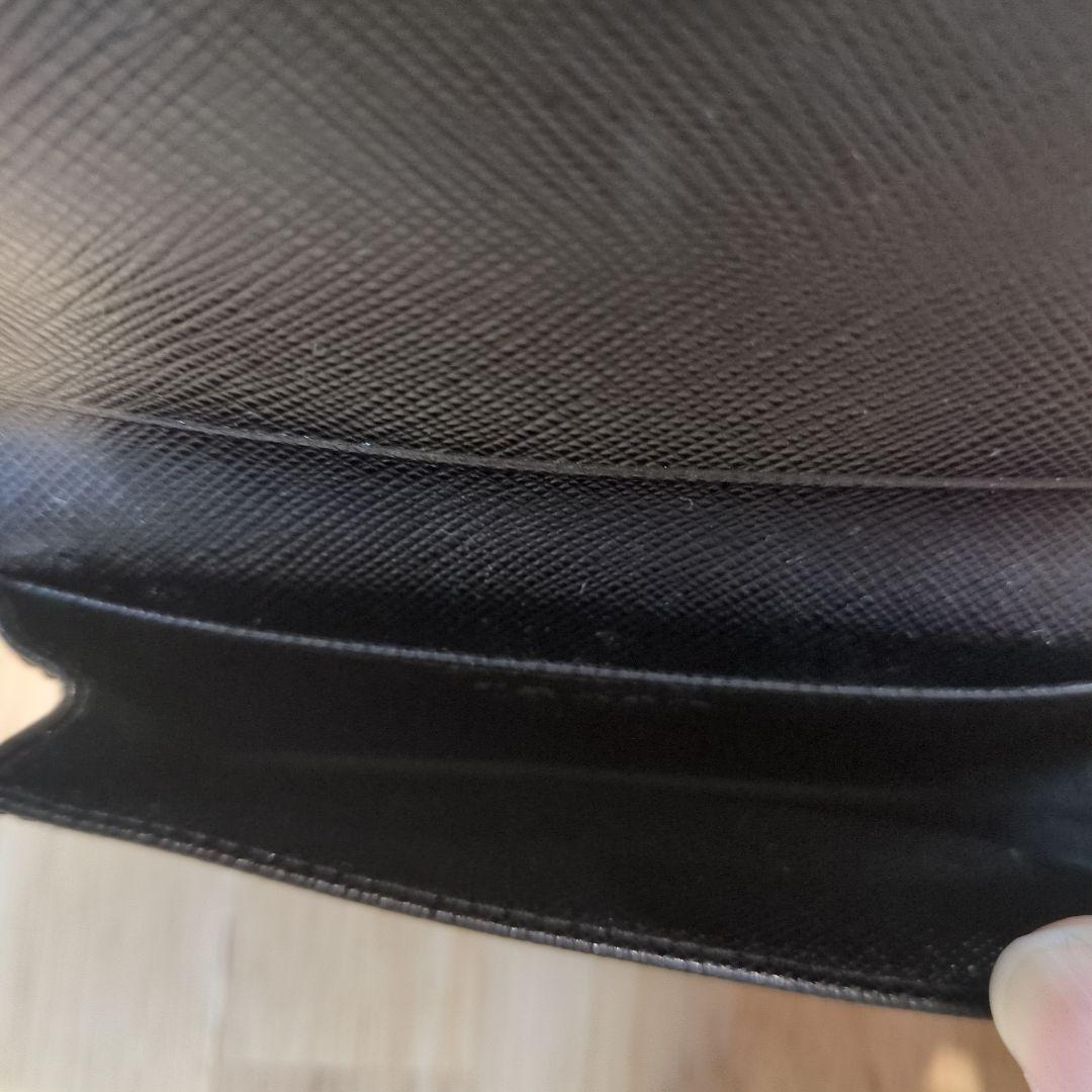 プラダ　PRADA　ブラック　名刺入れ　カードケース