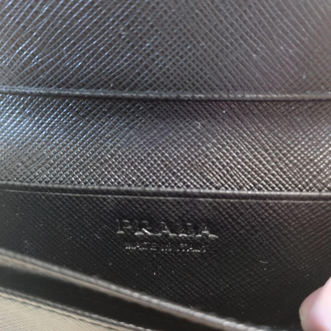 プラダ　PRADA　ブラック　名刺入れ　カードケース