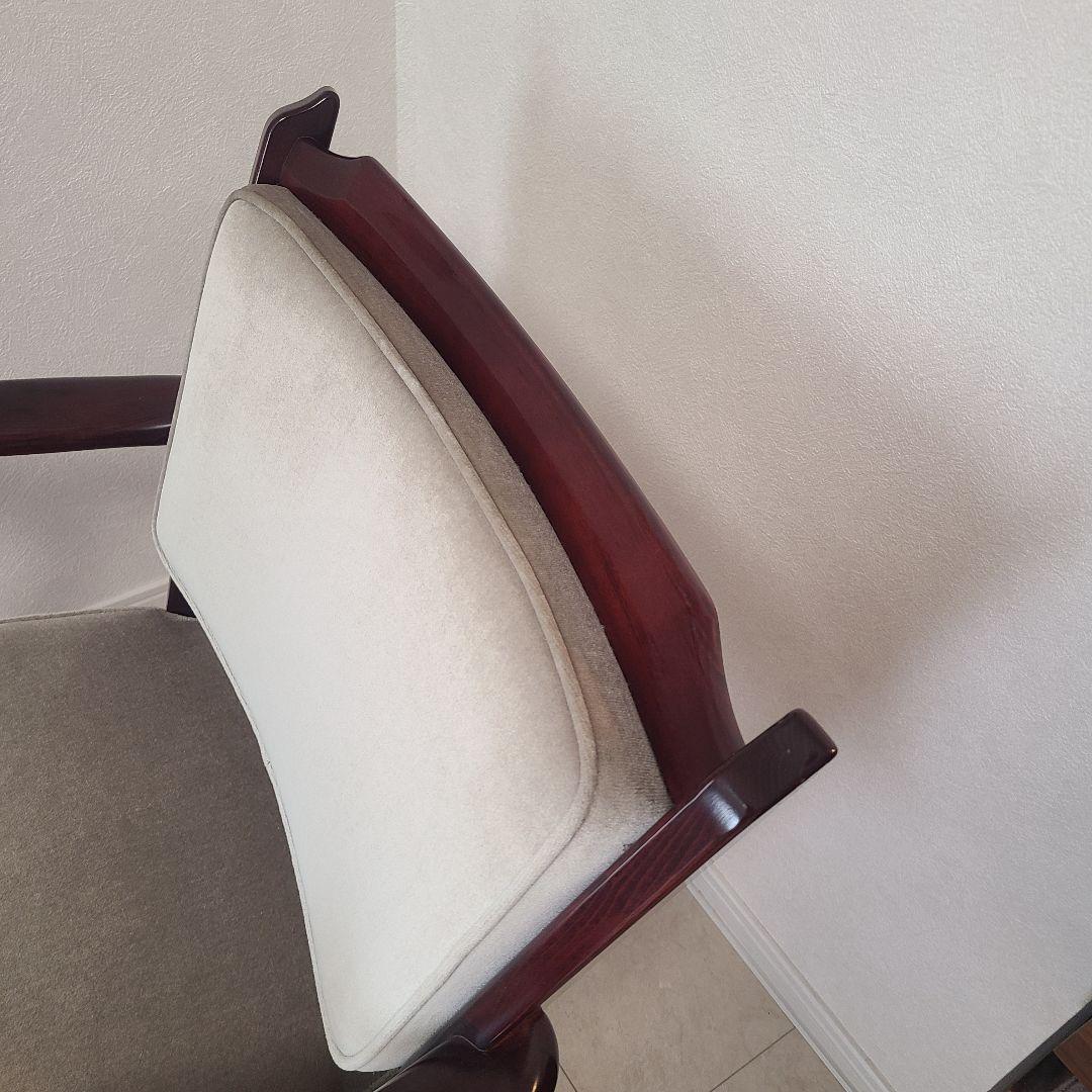 カリモク　コロニアル　デスクチェア　ヴィンテージ