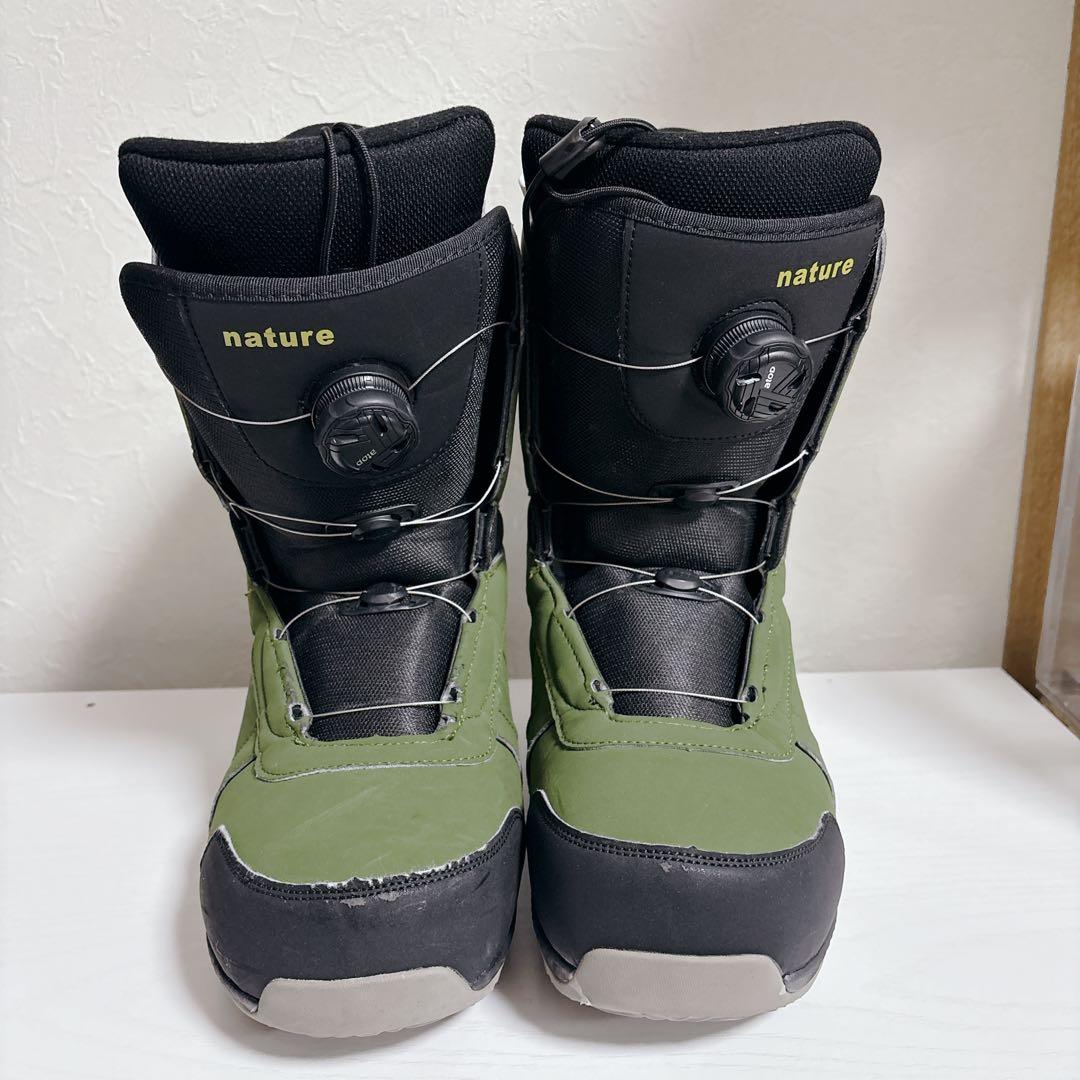 【美品】27.5 ARBN エアボーン スノーボードブーツ オリーブ×ブラック