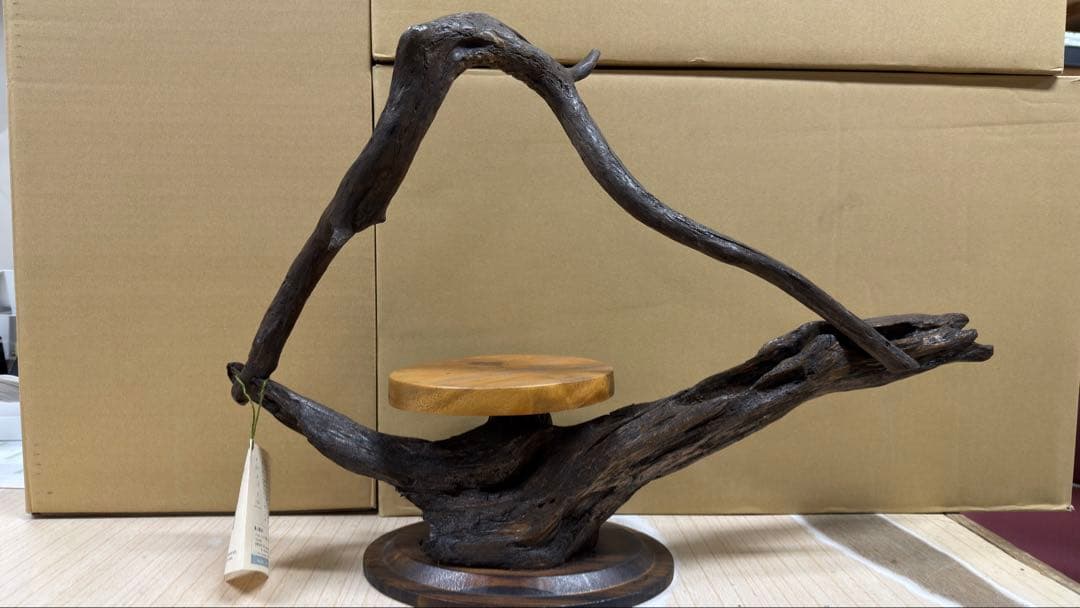 Tetsuzan 木製置物 日本のデザイン