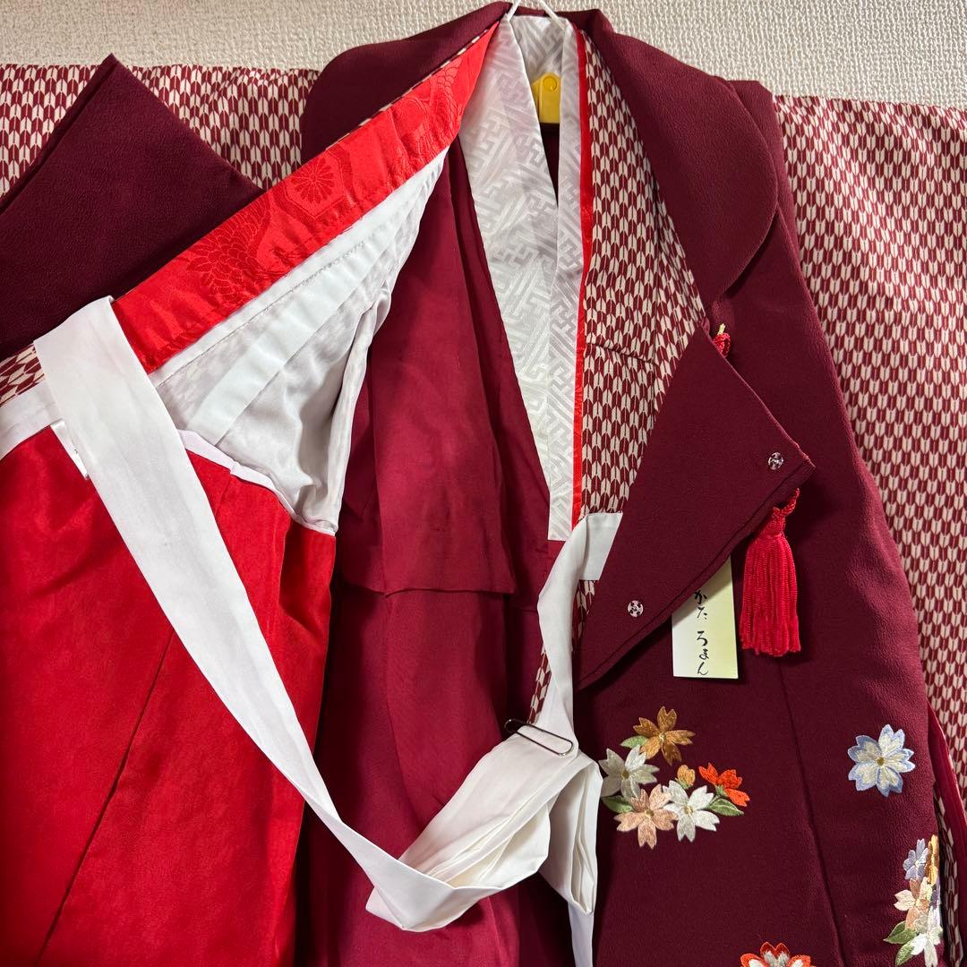 今だけお値引き！七五三 着物セット 昭和レトロ 3歳 被布コート　被布　ベレー帽