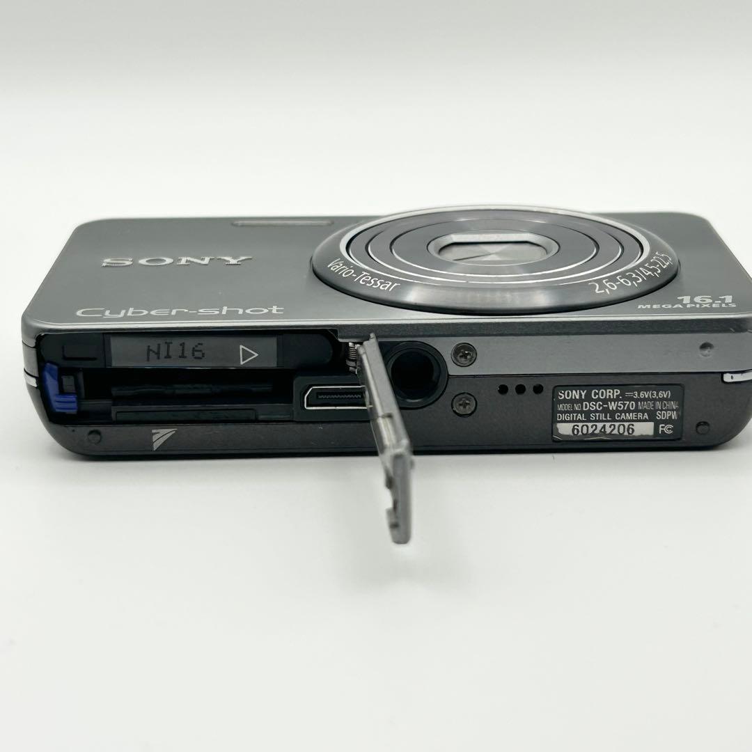 SONYソニーCyber-shot DSC-W570/Sシルバー★動作品