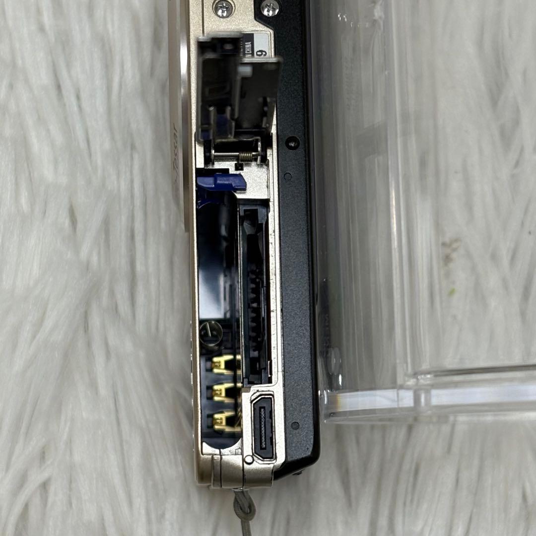 美品　SONY カメラ　DSC-W350 充電器　箱　ゴールド　コンデジ　動作品