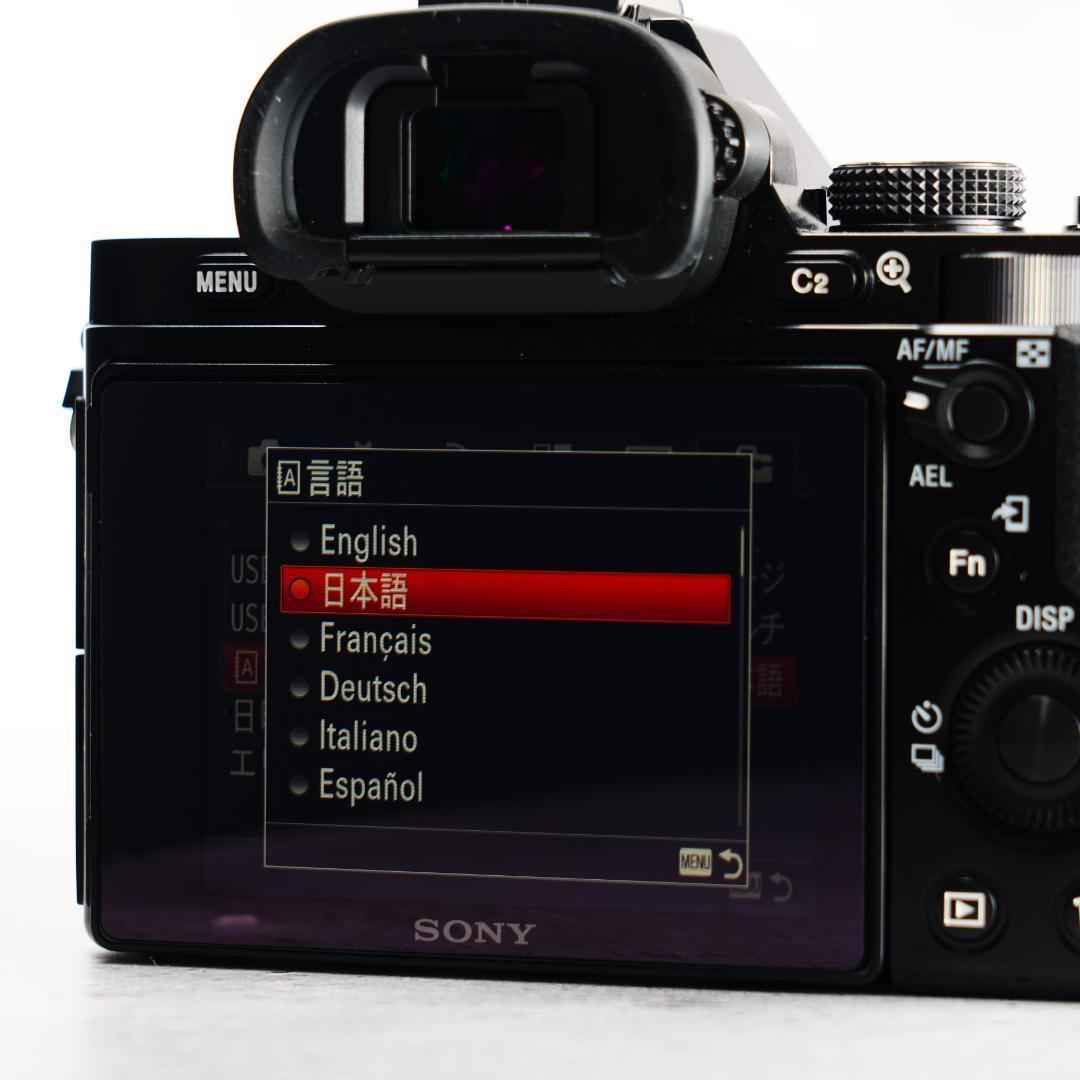美品1,630回！世界初フルサイズミラーレスSONY α7 ILCE-7K