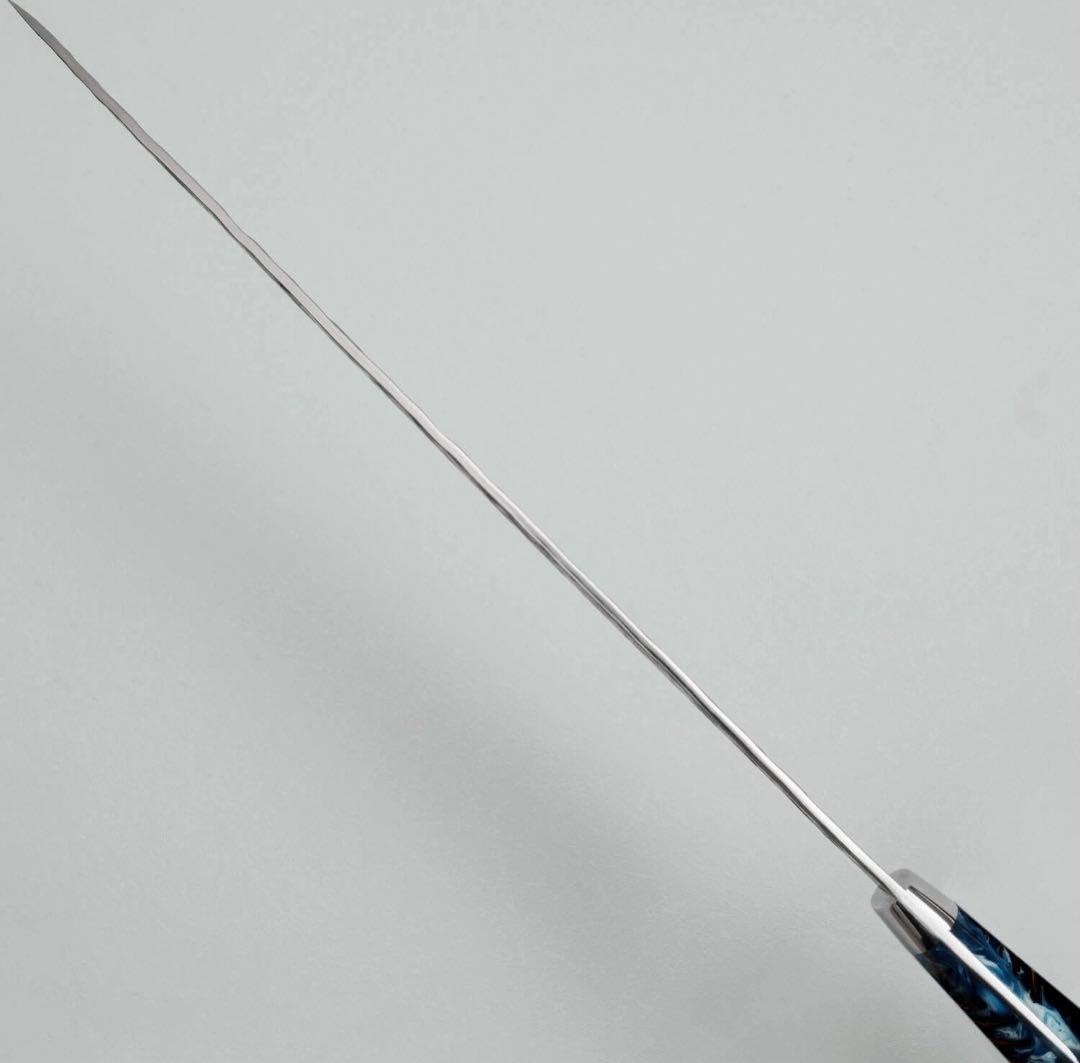 佐治武士　クロス槌目　黒打ち　vg10 牛刀270mm