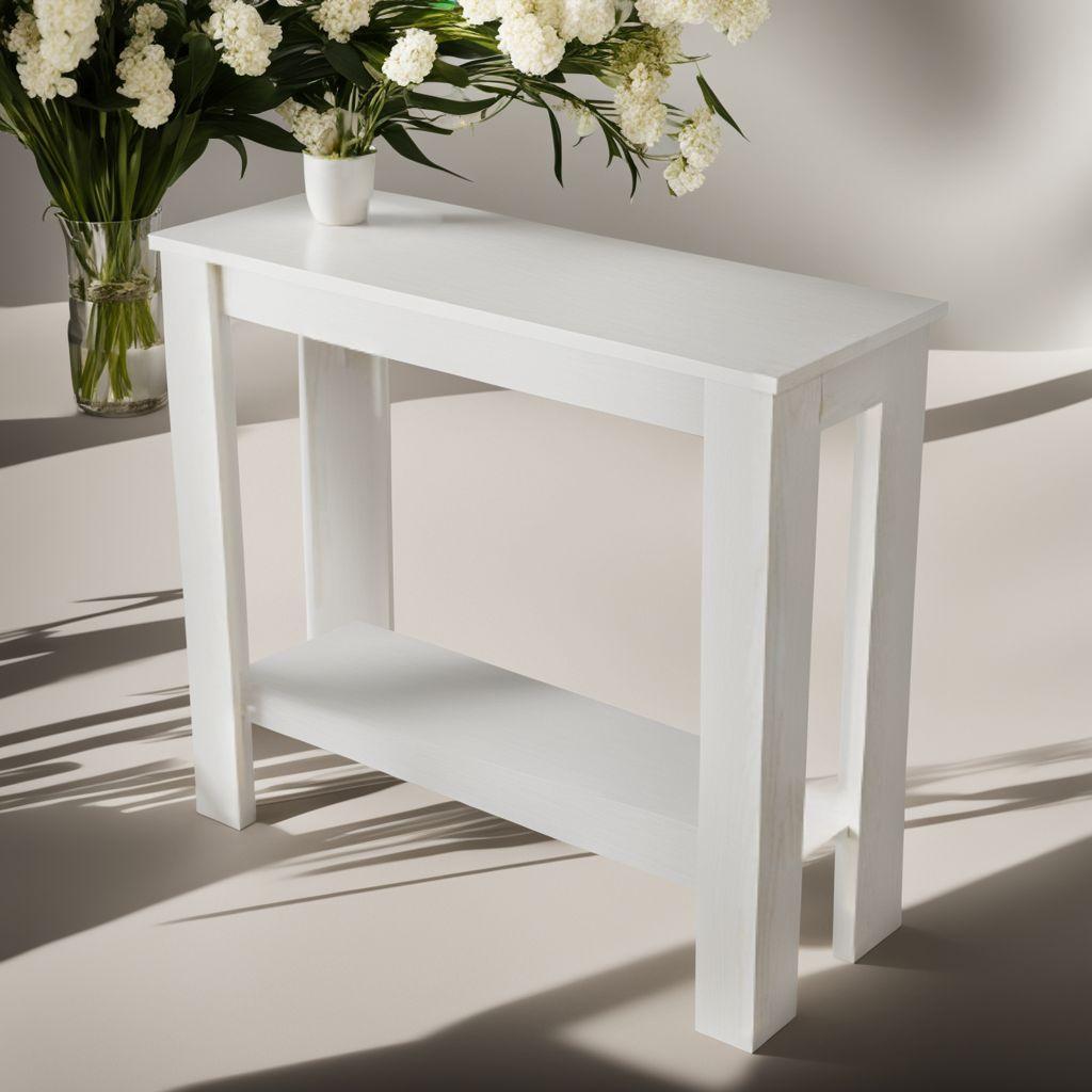 様々な使い方 コンソール サイドテーブル スリムな形状が特徴