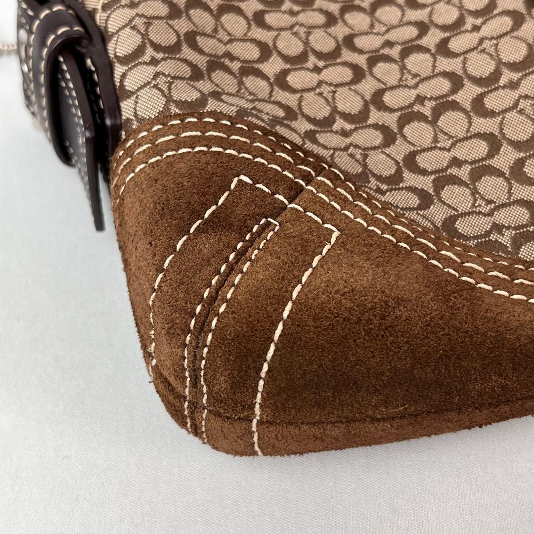 COACH ハンドバック ソーホー シグネチャー ブラウン