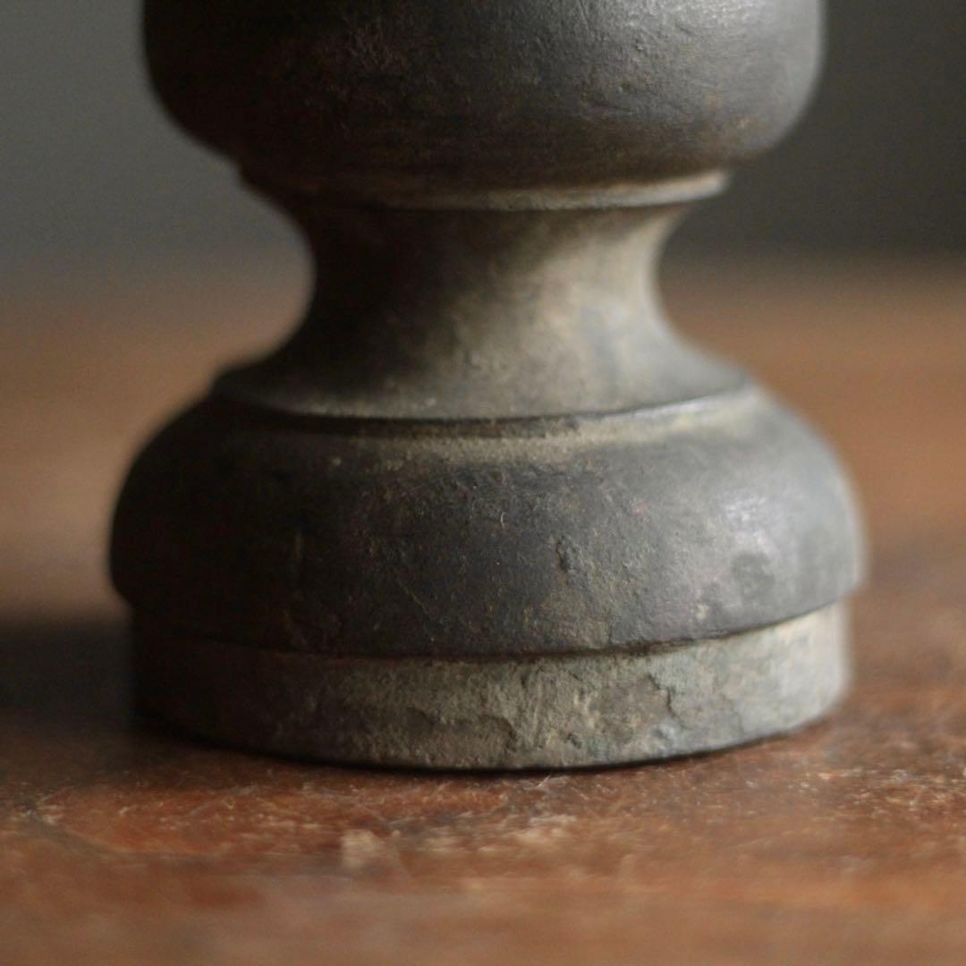 古銅 擬宝珠 古美術 古道具 アンティーク 仏教美術 オブジェ