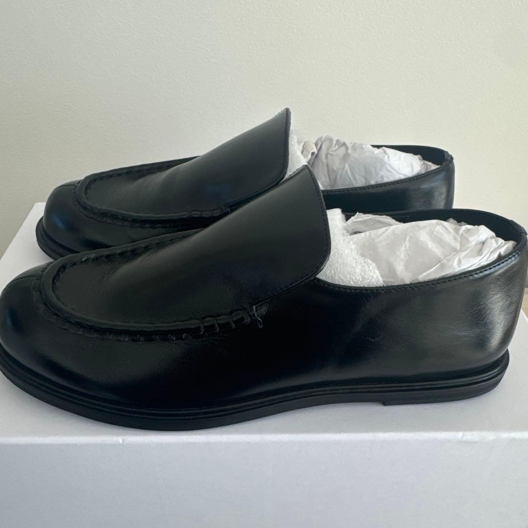 etretokyo エトレトウキョウ　オイルドレザーフラットローファー