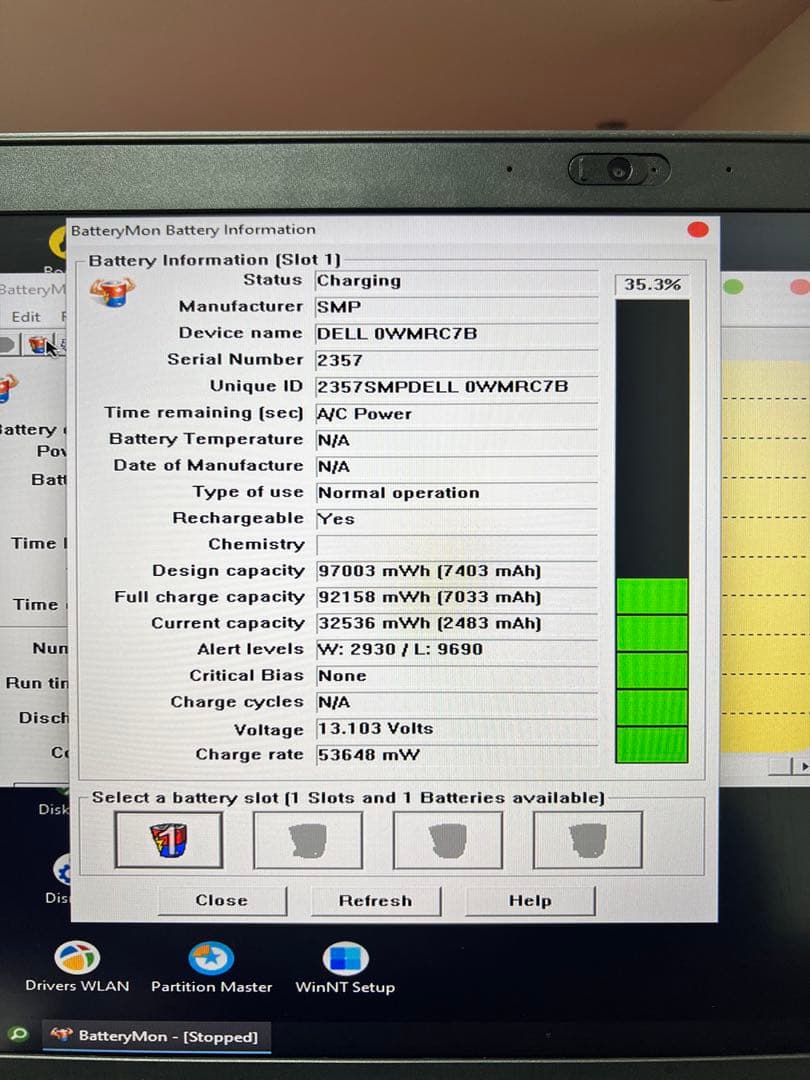 Windowsノート本体 Dell Precision 7540 I7/32GB/512G/RTX3000