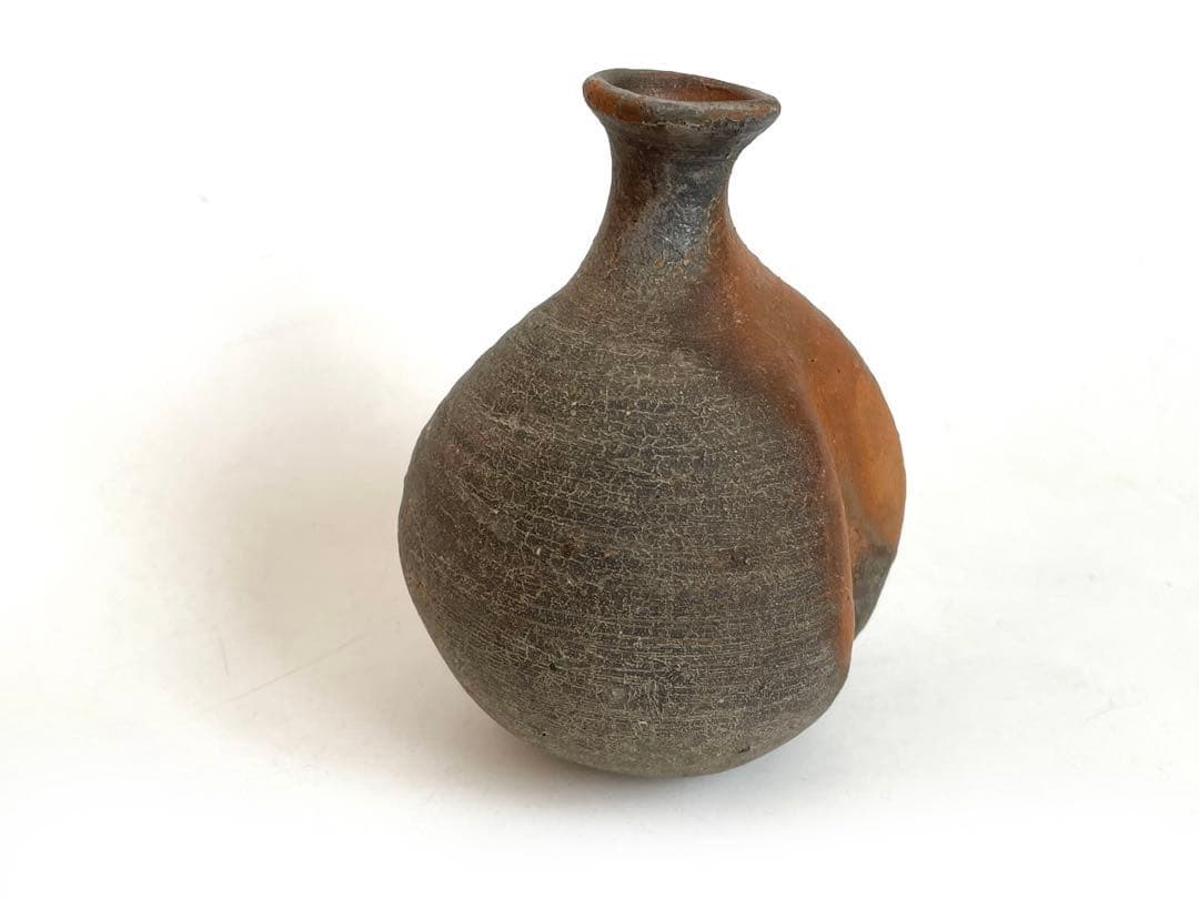 陶芸家　作家物　金重有邦　伊部　徳利　備前　備前焼　酒器　黒田陶苑　金重素山