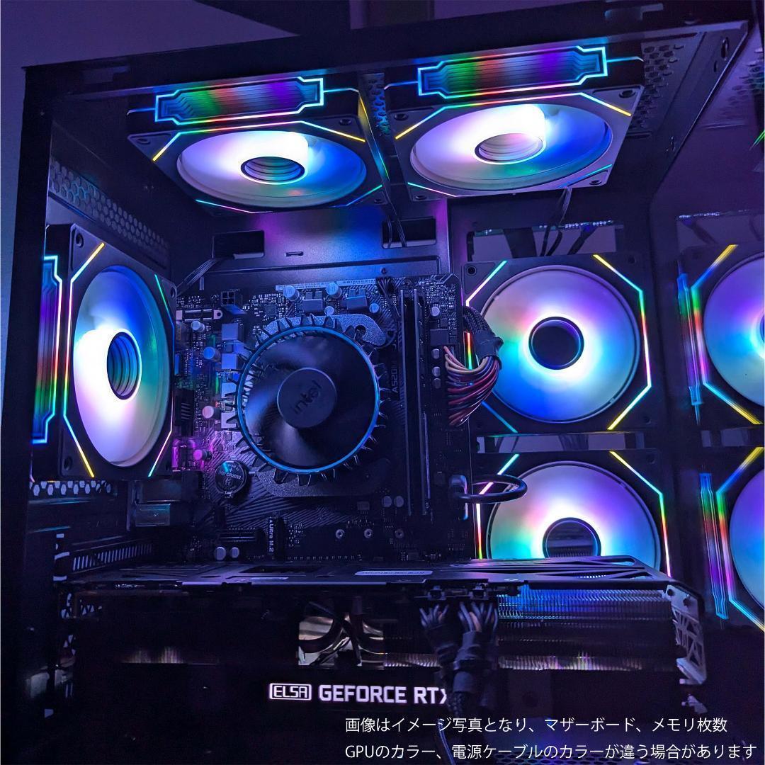 【新品パーツ】✨高性能✨黒い光る✨ゲーミングPC✨RTX3080①