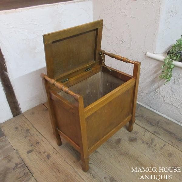 イギリス アンティーク 家具 スツール ピアノスツール 収納 英国 4732e