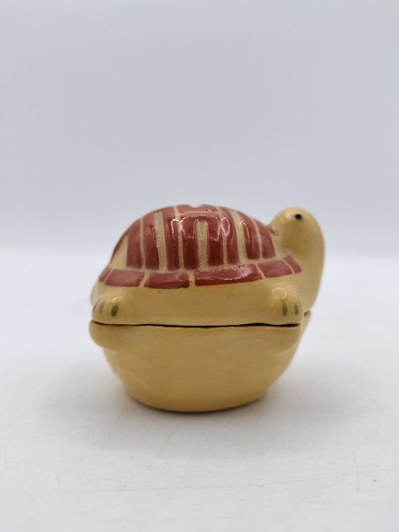 c769 【新品・未使用】香合 亀 伊東桂楽 木箱 茶道具