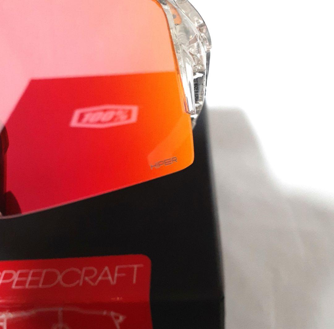 おまとめ買い 100% Speedcraft クリア レッド & ハリス モデル