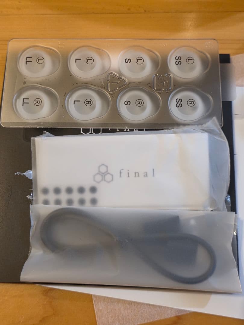 【美品】final ZE8000 MK2 ワイヤレスイヤフォン ブラック