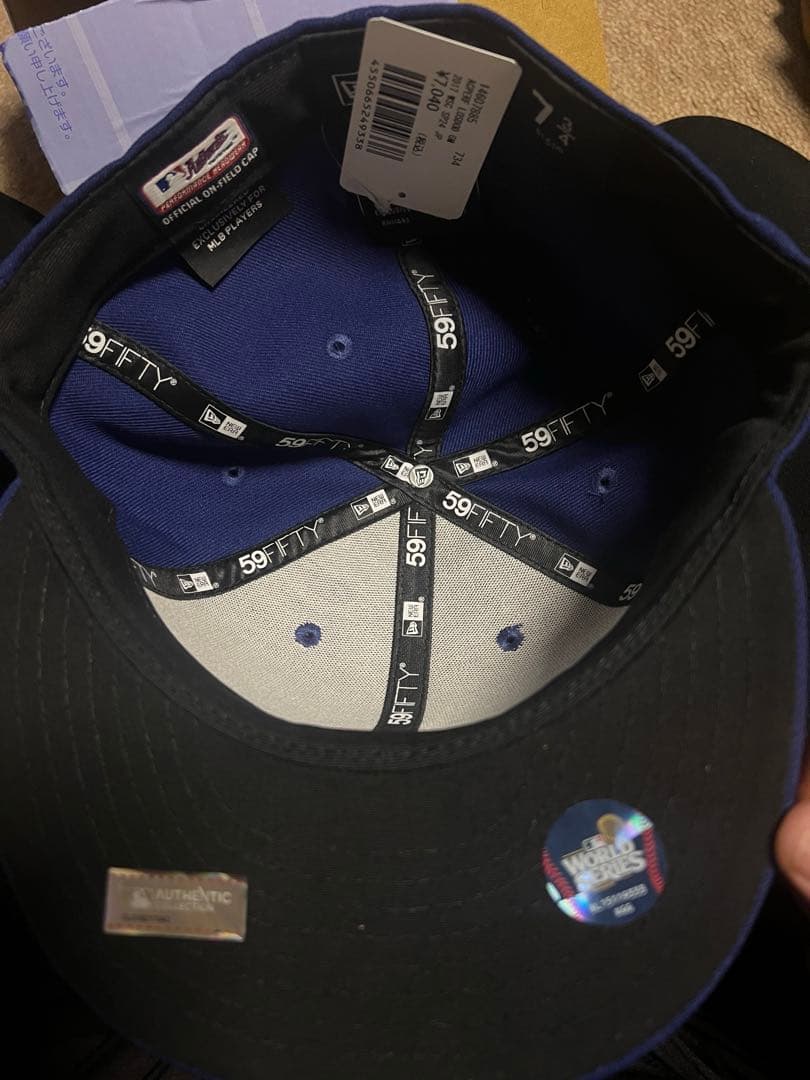 ドジャース ワールドシリーズキャップ&大谷翔平MVP号外/ポストカードセット