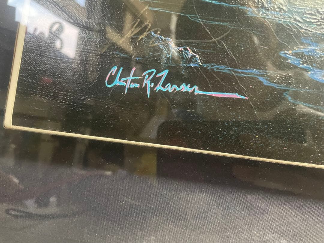 限定版クリスチャンラッセン「ラハイナ スターライト」C/E 2/475額装付き