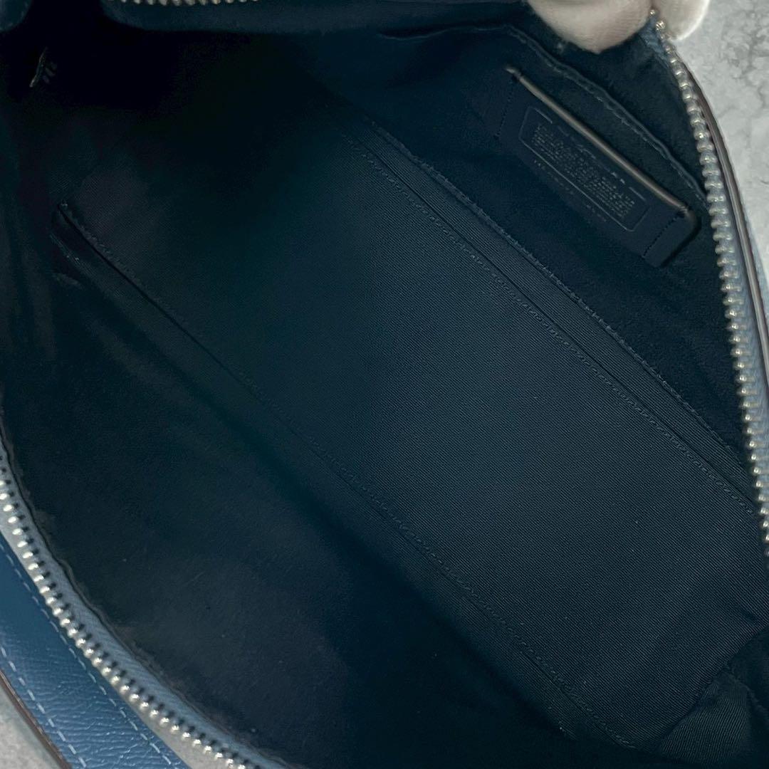 【新品未使用/クララ】COACH コーチ ハンドバッグ CE584 ブルー