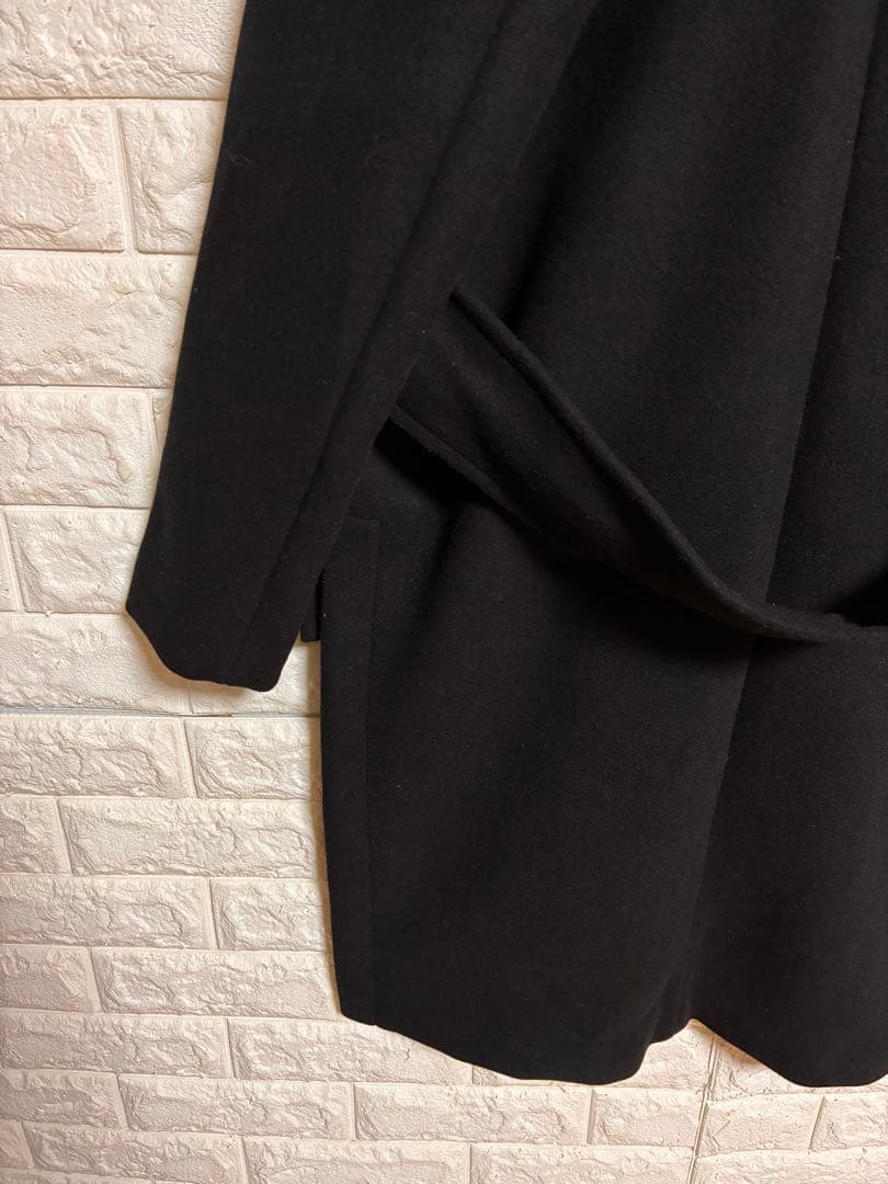 美品　[THE KEIJI] ウール　カシミヤ混　フィッシュテール　ウールコート