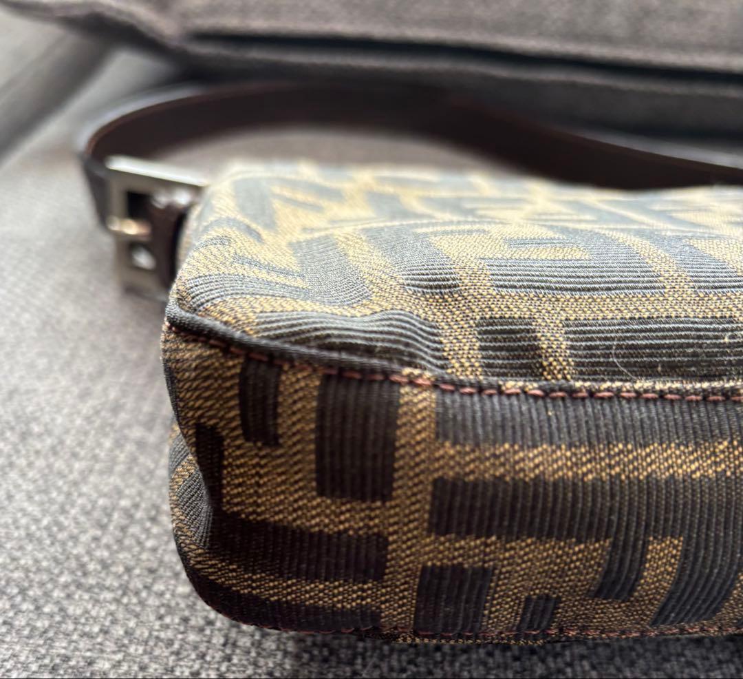 ル*フ様 fendi マンマバケット ショルダーバッグ ズッカ柄　ヴィンテージ