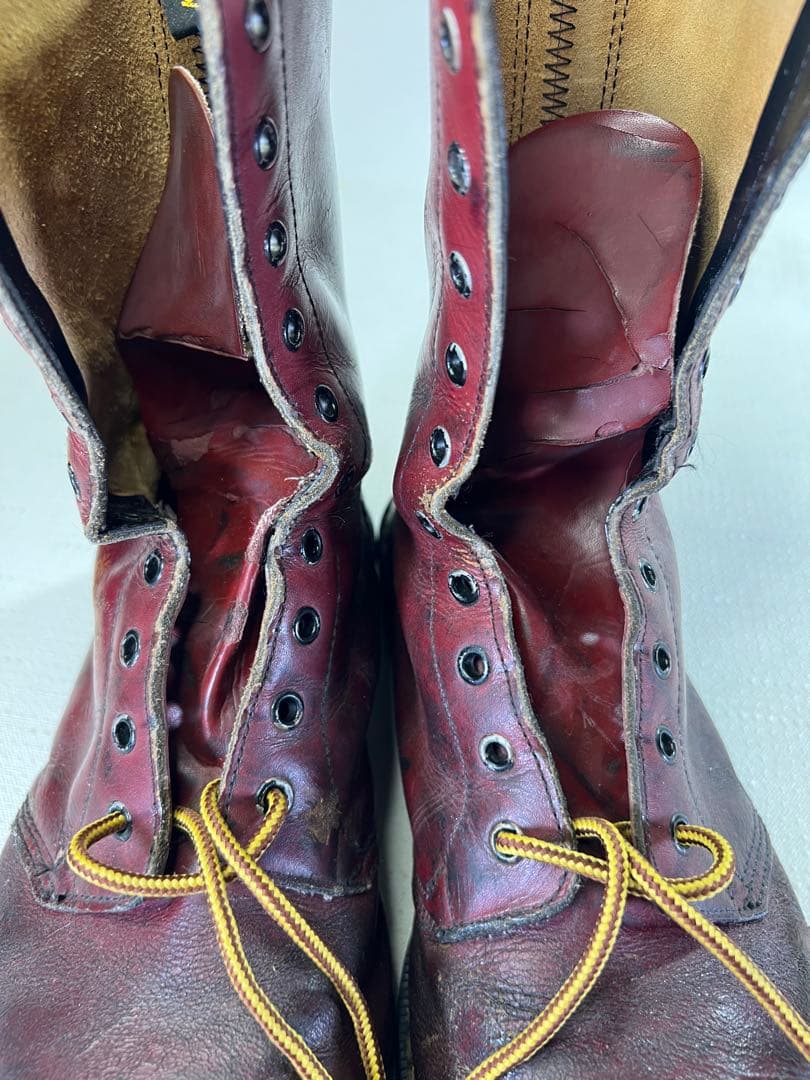 UK8_27cm Dr.Martens 10ホールブーツ スチールトゥ 英国製