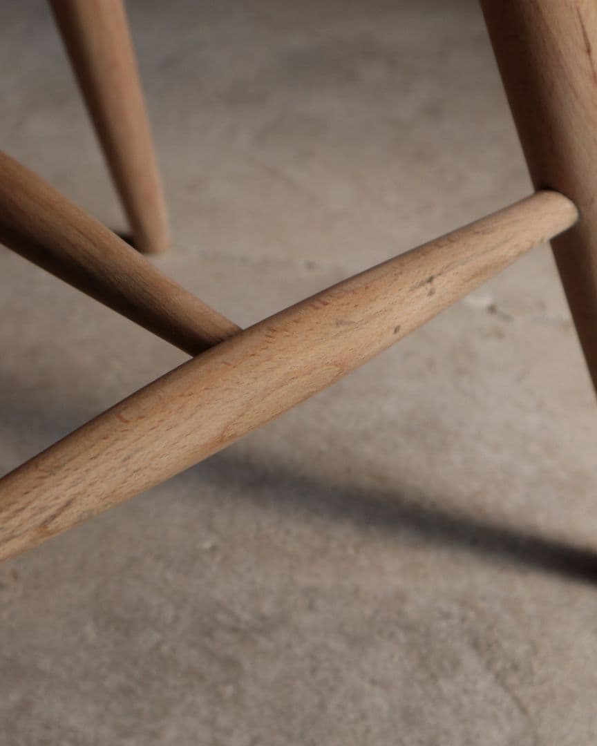 ビーチ材のハイバックチェア　古道具 古家具 アンティークチェア カフェ 洋館