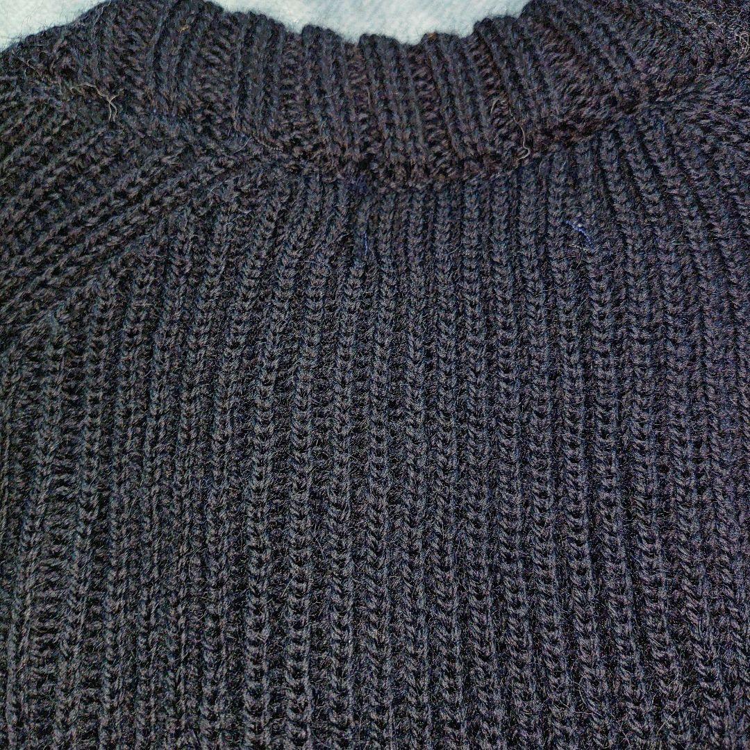 ケリーウーレンミルズ フィッシャーマン リブ クルーネック セーター 40