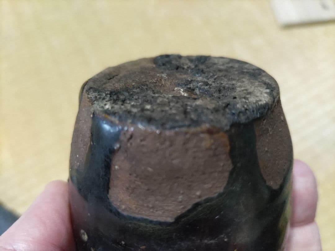 朝鮮唐津　小徳利　発掘伝製品　125cc　7尺徳利　振り出し　桃山・古唐津