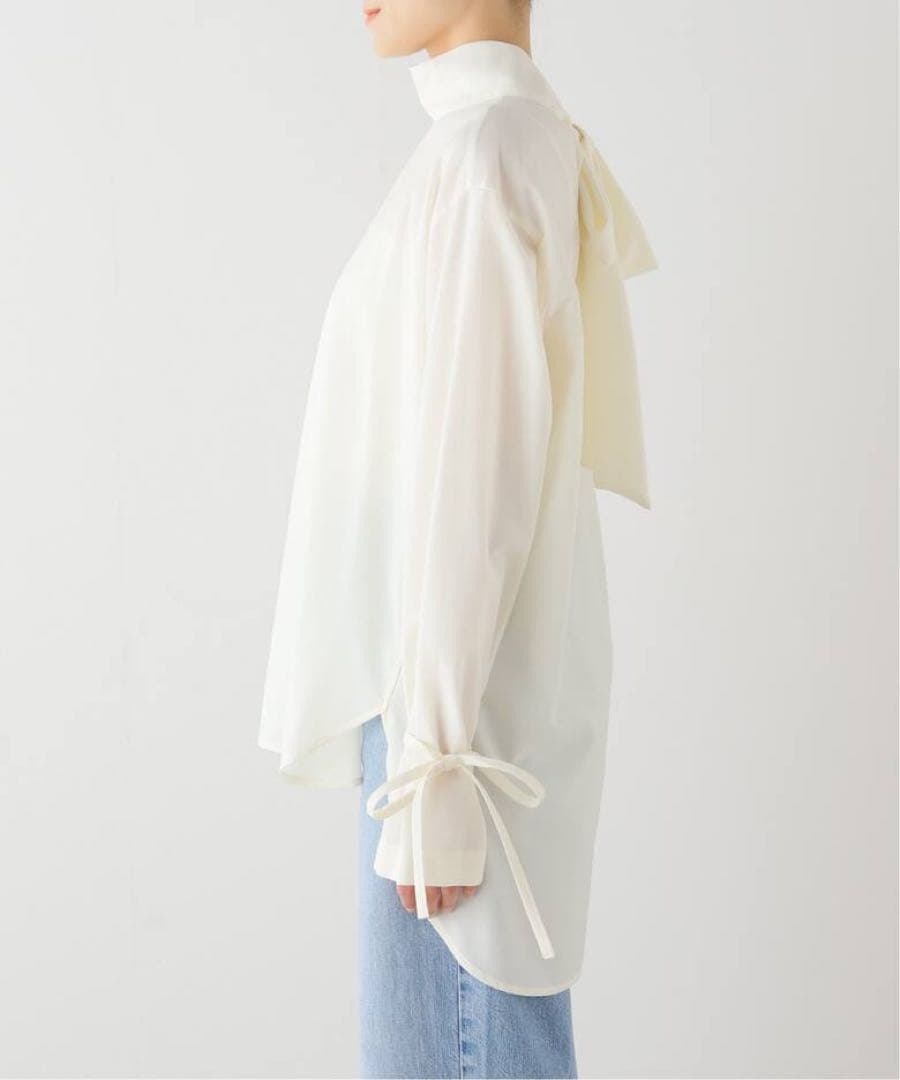 トップス UJOH Bow Tie Shirt Vanilla