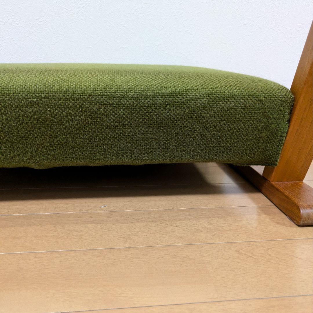 キト ザガク zagaku 座椅子正座胡座 コンパクト グリーン緑ウォールナット