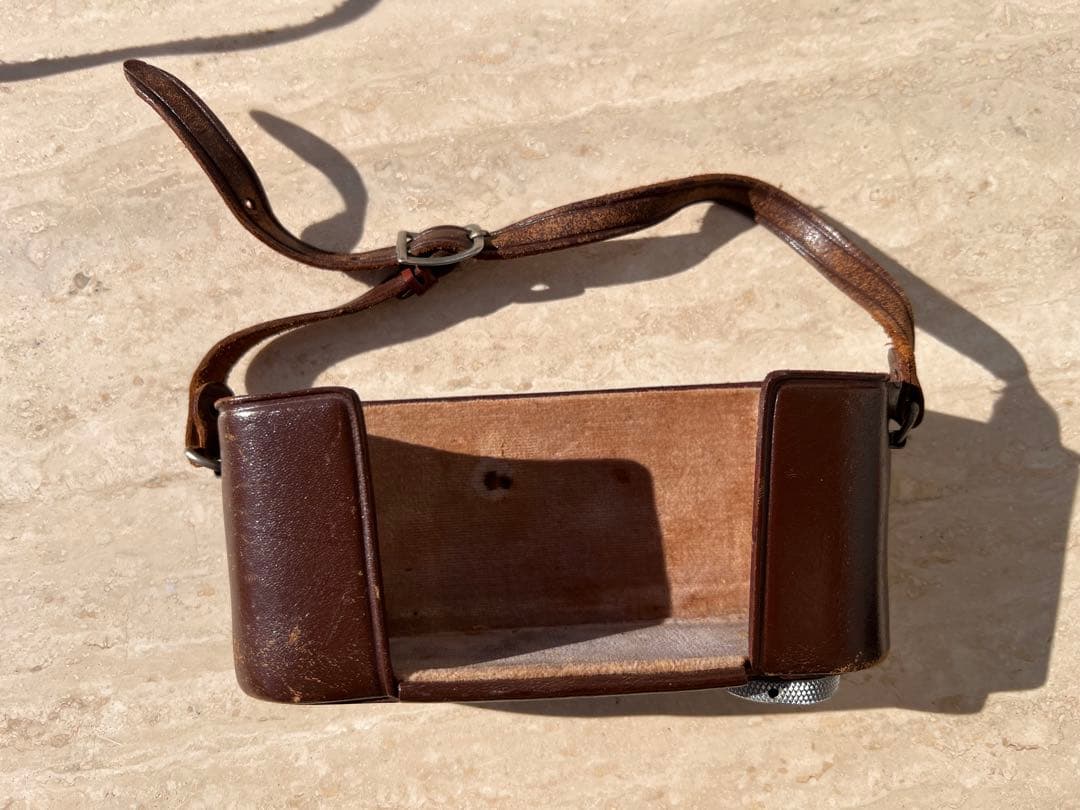 【ジャンク品】マミヤ Auto-Metraフィルムカメラ 革のケース レアな箱付