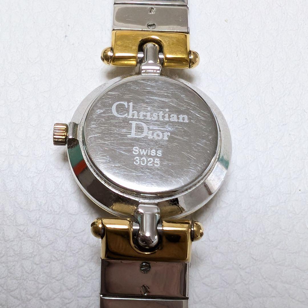 ジャンク品・クリスチャンディオール黒文字盤