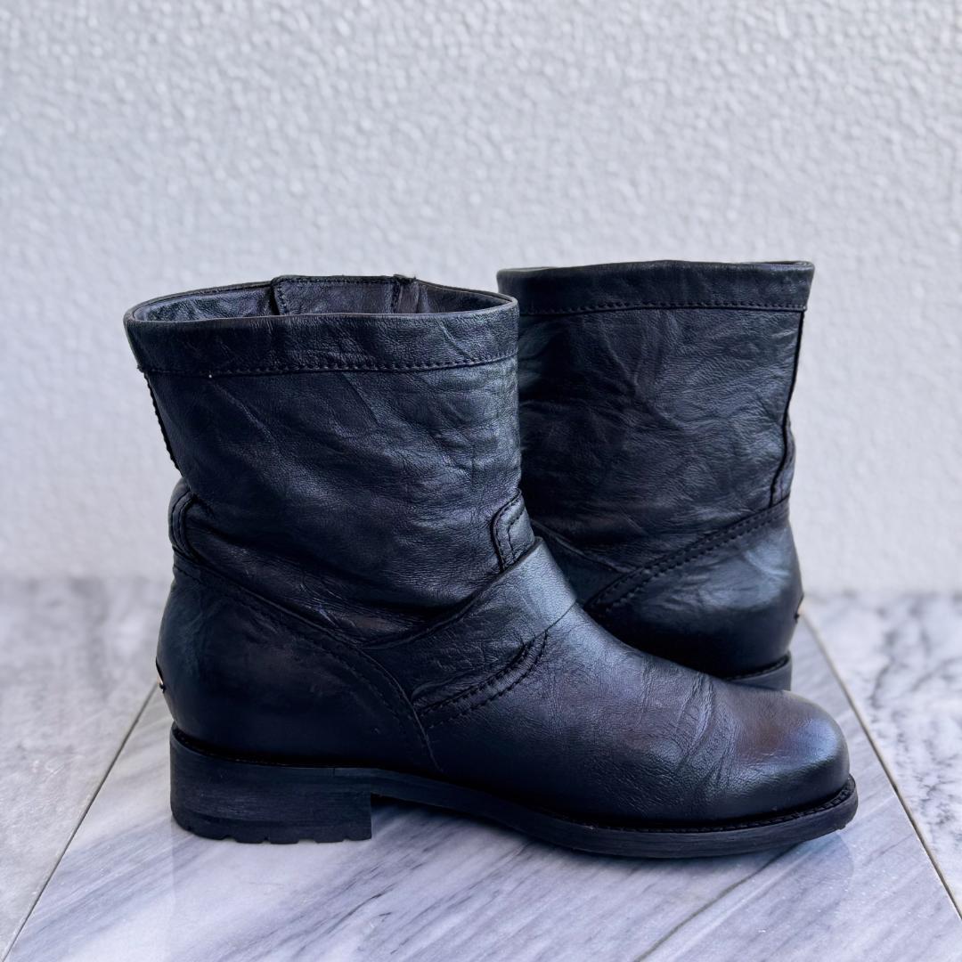 JIMMY CHOO ジミーチュウ　エンジニアブーツ ショートブーツ　黒　36