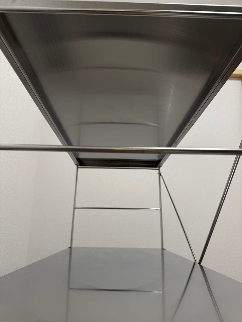 MUJI 無印良品 ステンレスユニットシェルフ ワイド 小 幅86cm