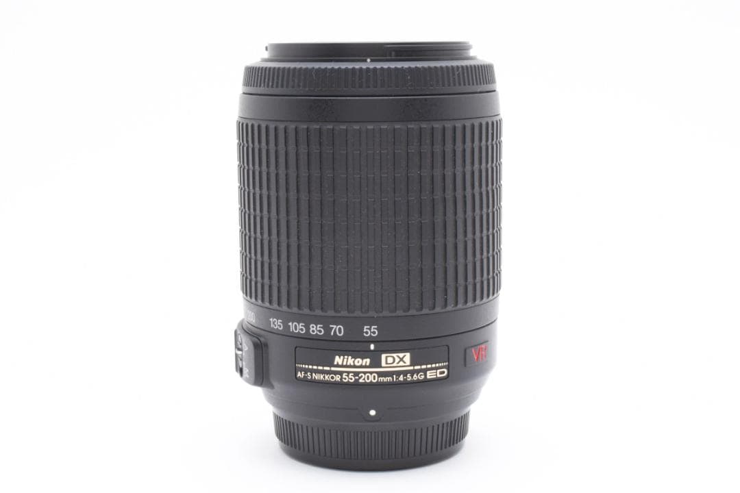 極上美品Nikon 55-200mm VR ズームレンズ 手ブレ補正 動作OK