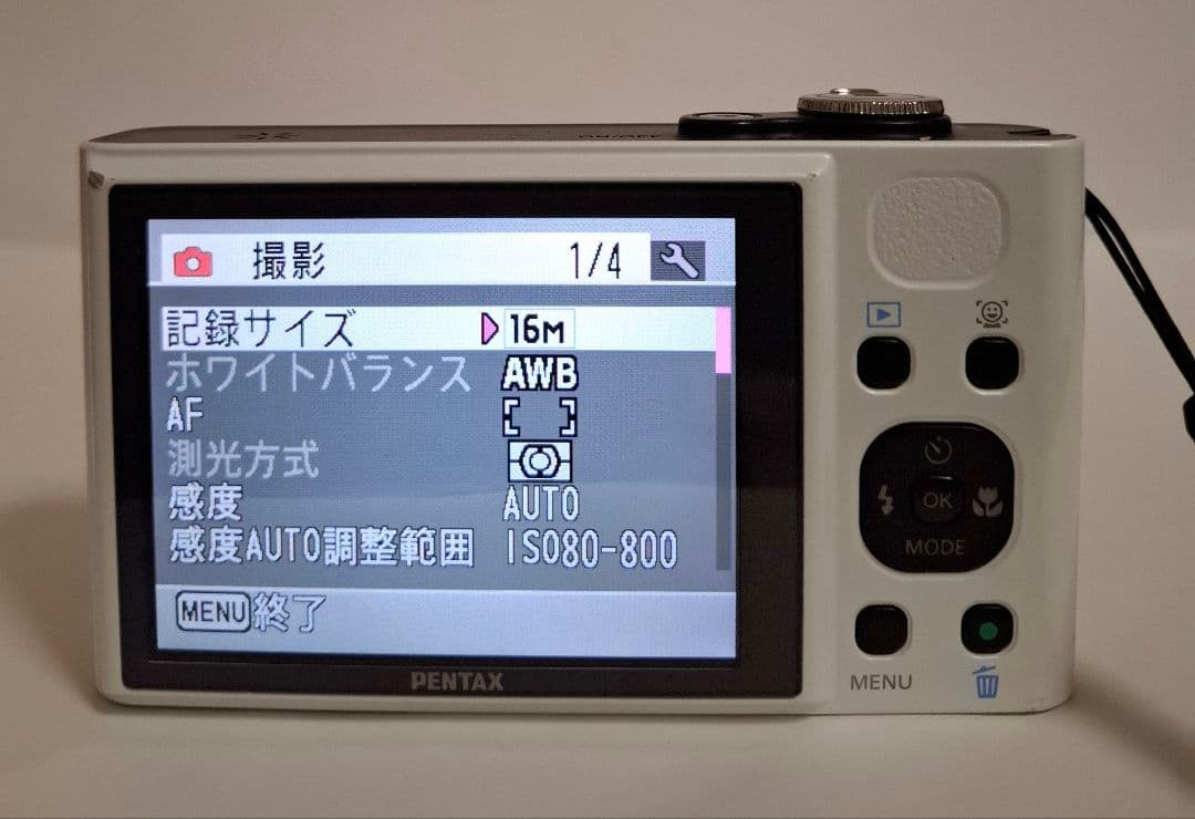 [準美品]PENTAX ペンタックス OPTIO RZ18 コンテジ