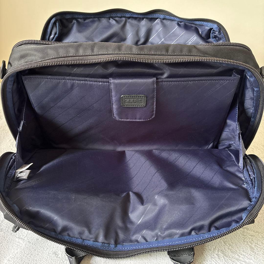 ほぼ未使用：ゼロハリバートン ZEST 黒 ブリーフケース 80737-BK