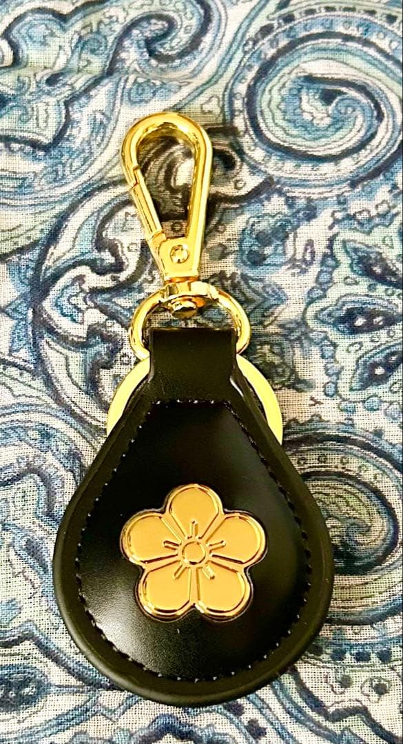 金運！幸運！本革製！キーホルダー型　祈祷済み　お守り護符　太宰府天満宮