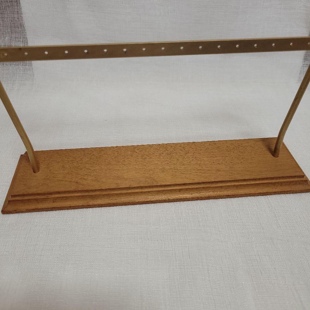 アンティーク風 マットゴールド ピアススタンド