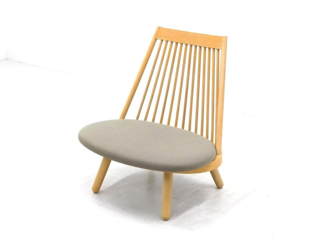 展示品　天童木工　豊口克平　スポークチェア　イス　ソファ　ラウンジ　和モダン