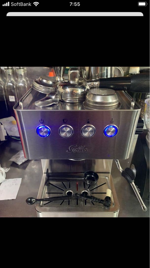 Solis エスプレッソマシン 本体とグラインダーセット売り