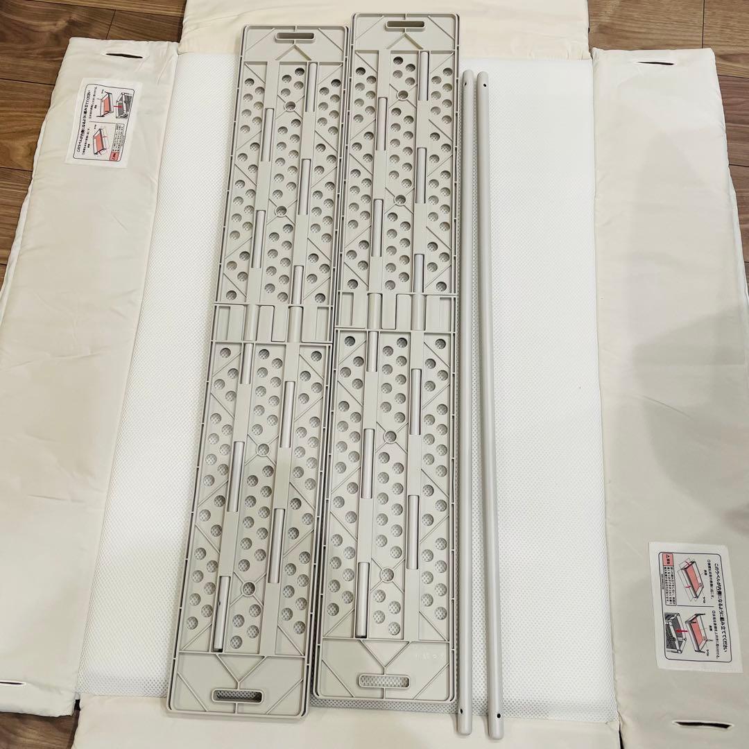 【美品】 Apricaベビーベッド ココネルエアー グレーベアー