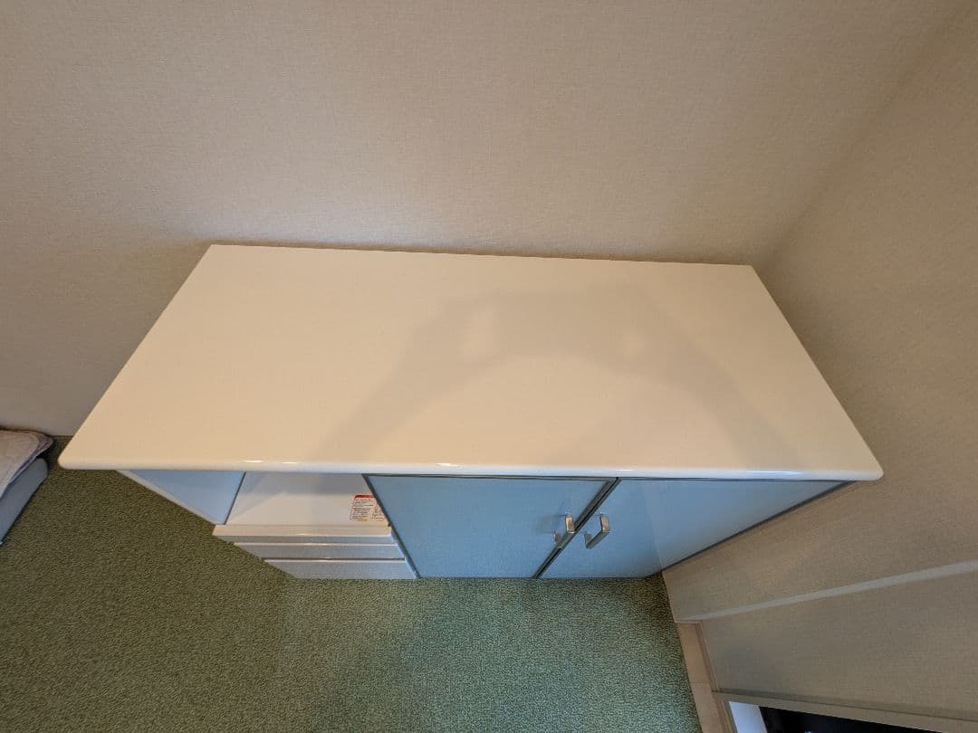 【送料込みのお値段】ニトリ　キッチンカウンター　食器棚　Ｎポスティア120WH