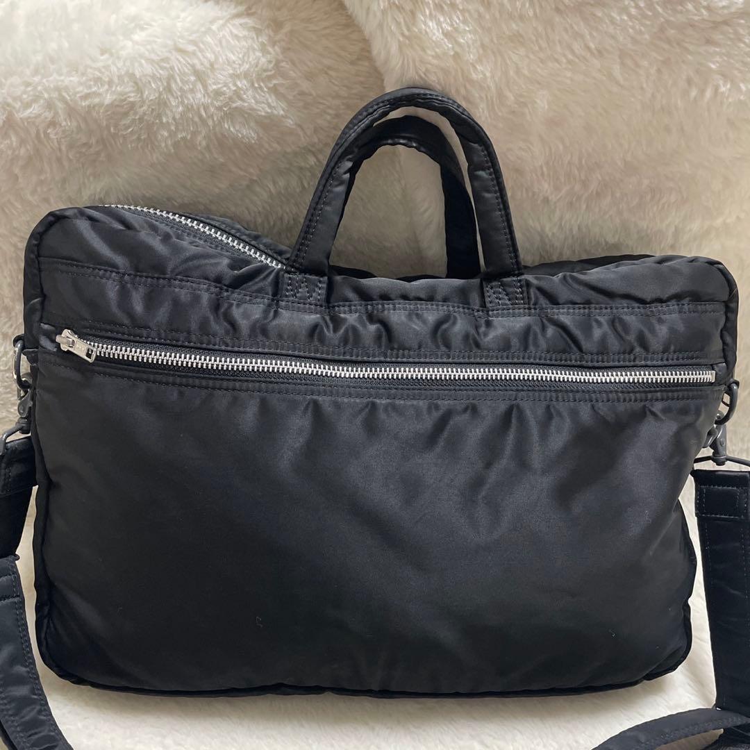 ポーター タンカー 2WAY ブリーフケース 黒 ナイロン ビジネスバッグA4