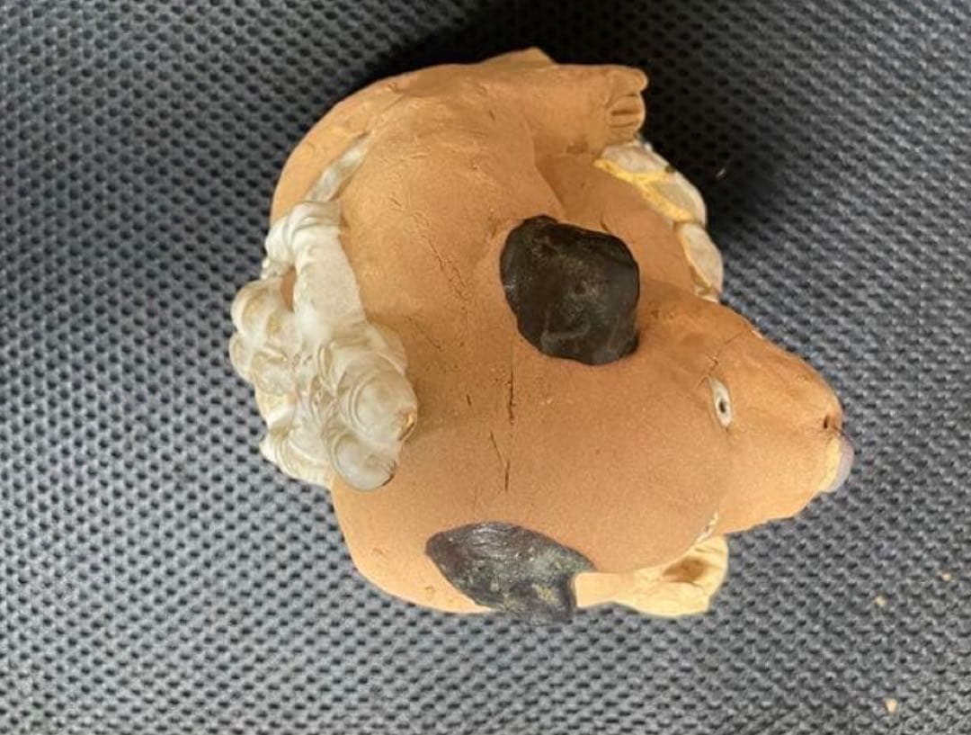 送料込み　ささきようこさん作 陶人形 横綱初日の出 戌年