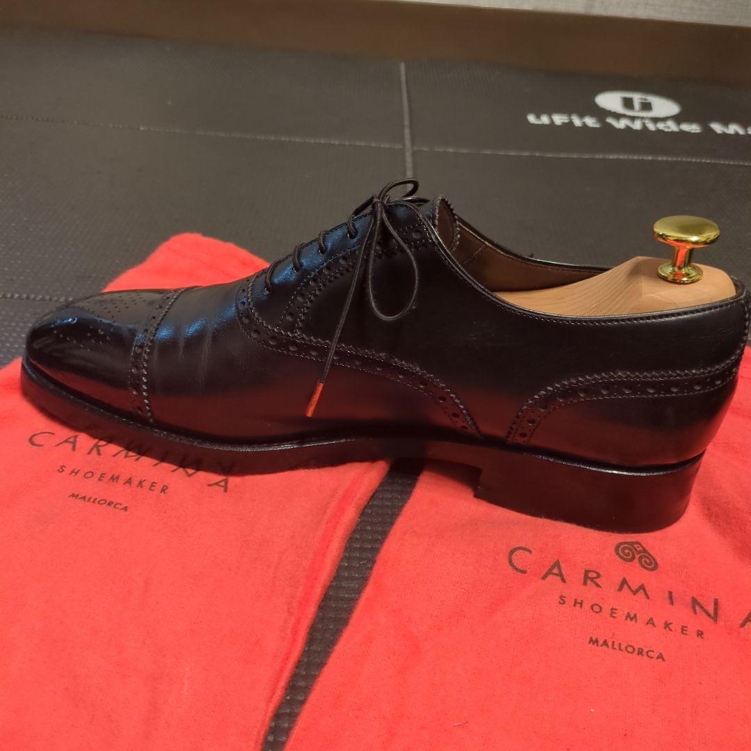 カルミナ　セミブローグ（カーフ レイン）10051　サイズ7.5