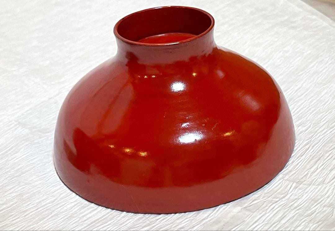 時代物 漆器 本珠 吸物椀 蓋付き 10客セット 木箱付 アンティーク171